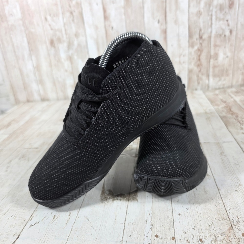 NOBULL High-Top Trainer Black Heather SuperFabric Womens 6.5 Mens 5 Sneakers - Picture 5 of 8